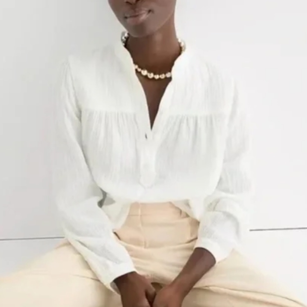 J.Crew White Blouse